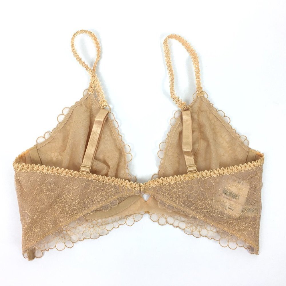 New Free People Wheat Sunset Lucia Underwire Bra - Picture 3 of 6
